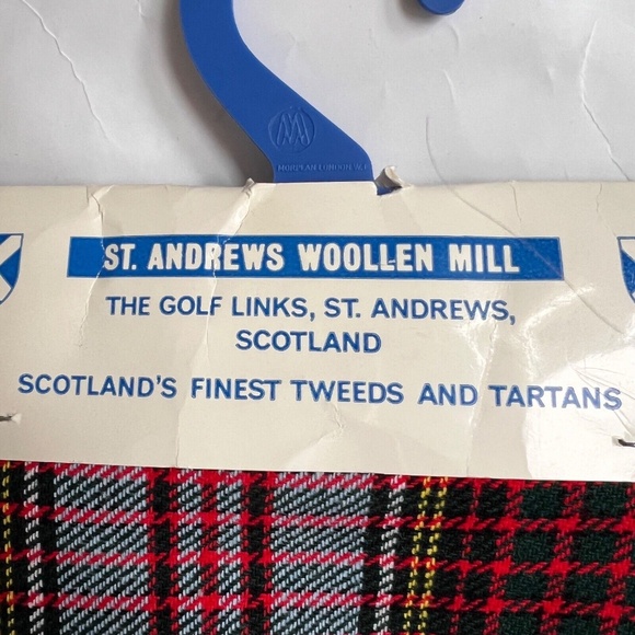ST. ANDREWS WOOLLEN MILL Fabric Anderson Plaid Tartan 3/4 yd x 60 NEW Wool Blend - Picture 4 of 5